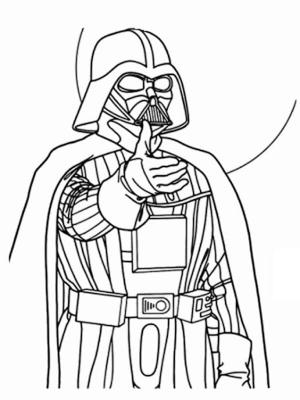 Darth Vader boyama sayfası,  coloring page, Yıldız Savaşlarında Darth Vader, 