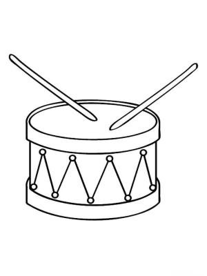 Davul boyama sayfası,  coloring page, Iyi Davul, 