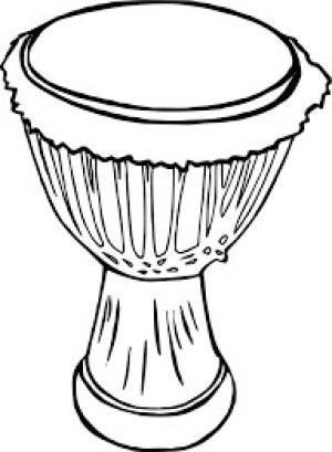 Davul boyama sayfası,  coloring page, Tambor Bonito, 