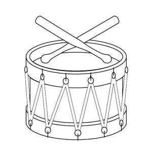 Davul boyama sayfası,  coloring page, Mükemmel Davul, 