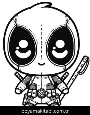 Deadpool boyama sayfası,  coloring page, , 
