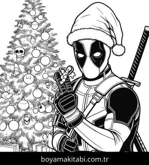 Deadpool boyama sayfası,  coloring page, , 