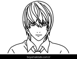 Death Note boyama sayfası – keyifli zaman, renkli çizimler