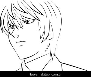 Death Note boyama sayfası – evde etkinlik, ücretsiz yazdır