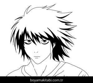 Death Note boyama sayfası – yaratıcılığı geliştirir, keyifli zaman