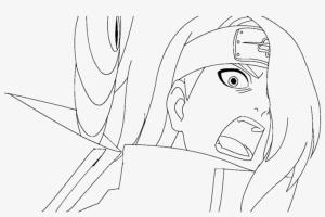 Deidara boyama sayfası,  coloring page, Kızgın Deidara, 