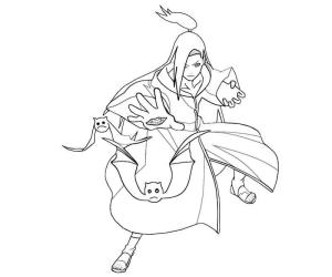 Deidara boyama sayfası,  coloring page, Deidara Dövüşü, 