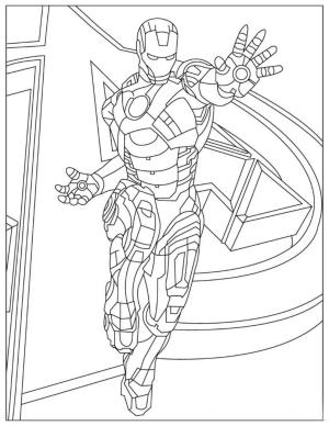 Demir Adam boyama sayfası,  coloring page, Avenger’ın Demir Adamı, 