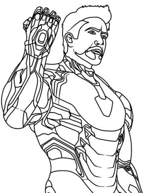 Demir Adam boyama sayfası,  coloring page, Demir Adam Tony Stark, 