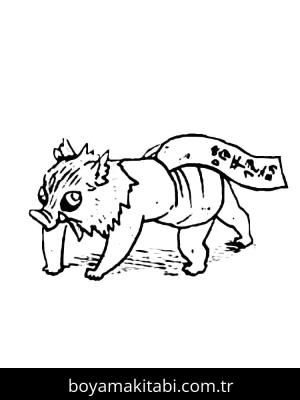 Demon Slayer boyama sayfası – keyifli zaman, renkli çizimler