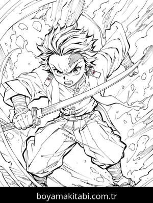 Demon Slayer Boyama