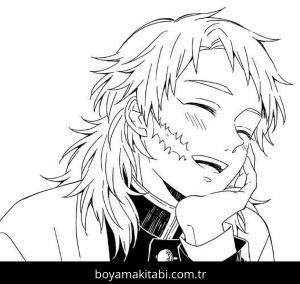 Demon Slayer boyama sayfası – yaratıcılık, eğlenceli etkinlik