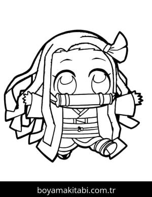 Demon Slayer boyama sayfası – eğitici aktivite, yaratıcılık