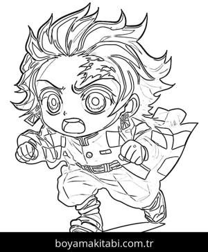 Demon Slayer Boyama