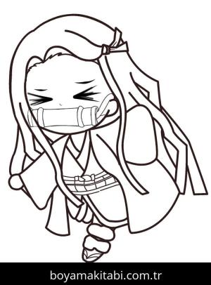 Demon Slayer boyama sayfası – eğlenceli etkinlik, el becerilerini geliştirir