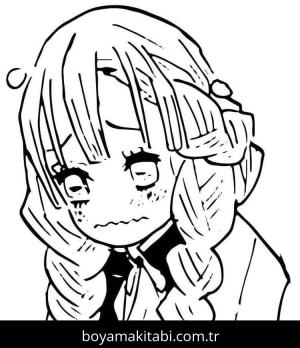 Demon Slayer boyama sayfası – yaratıcılık, eğlenceli etkinlik