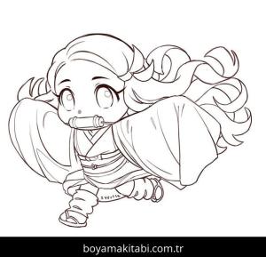 Demon Slayer boyama sayfası – ücretsiz yazdır, boyama etkinliği