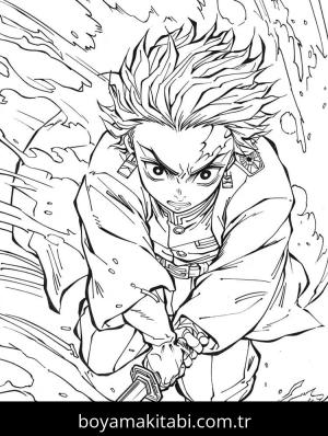Demon Slayer Boyama