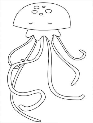 Deniz Anası boyama sayfası,  coloring page, Normal Denizanası, 