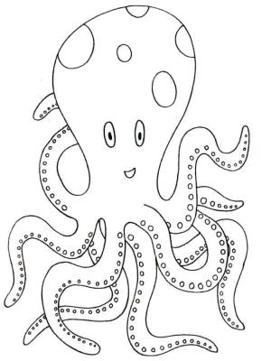 Deniz Canlılar boyama sayfası,  coloring page, Su altı deniz canlısı, 