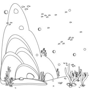 Deniz Canlılar boyama sayfası,  coloring page, Denizin gizemi, 