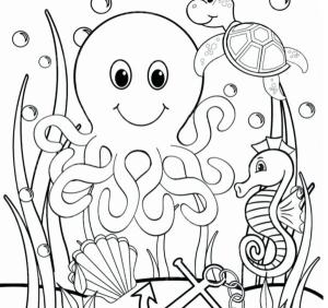 Deniz Canlılar boyama sayfası,  coloring page, Denizin en güzel sakinleri., 