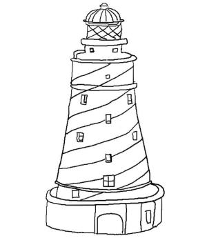 Deniz Feneri boyama sayfası,  coloring page, Temel deniz feneri, 