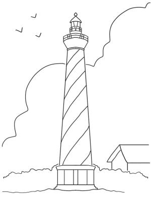 Deniz Feneri boyama sayfası,  coloring page, Deniz Feneri ücretsiz yazdırılabilir, 