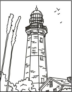 Deniz Feneri boyama sayfası,  coloring page, Deniz feneri resmi yazdırılabilir, 