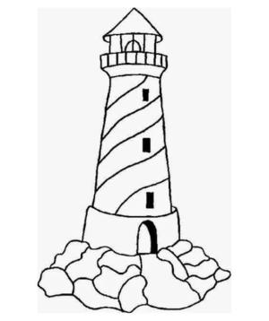 Deniz Feneri boyama sayfası,  coloring page, Deniz Feneri ücretsiz, 