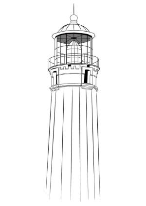 Deniz Feneri boyama sayfası,  coloring page, Deniz feneri çizimi, 