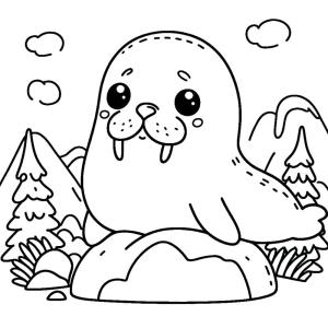 Deniz Hayvanları boyama sayfası,  coloring page, , 