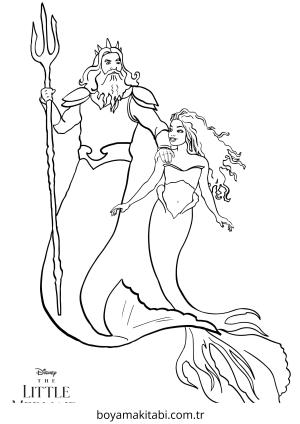 Deniz Kızı Boyama