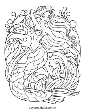 Deniz Kızı Boyama