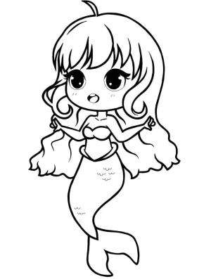 Deniz Kızı boyama sayfası, Mermaid coloring page, Ücretsiz Denizkızı, 