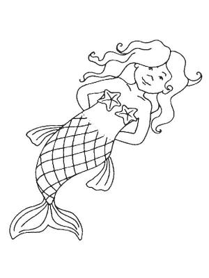 Deniz Kızı boyama sayfası, Mermaid coloring page, Denizkızı Ücretsiz sevimli, 