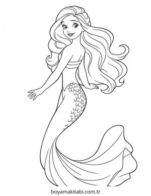 Deniz Kızı Boyama