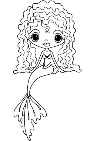 Deniz Kızı boyama sayfası, Mermaid coloring page, Denizkızı Ücretsiz Yazdırılabilir, 