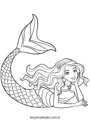 Deniz Kızı Boyama