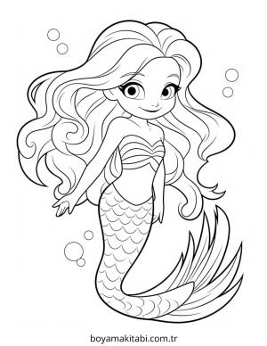Deniz Kızı Boyama