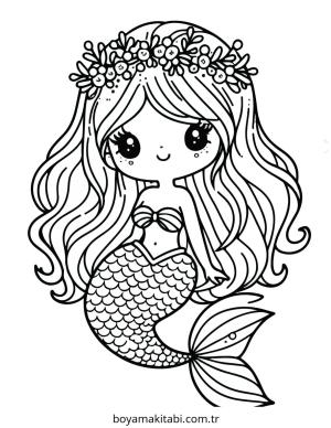 Deniz Kızı Boyama