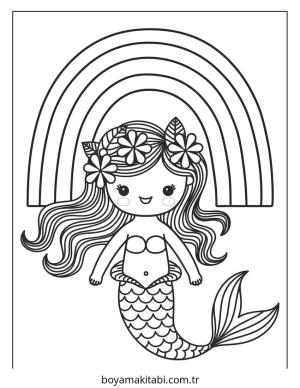 Deniz Kızı Boyama