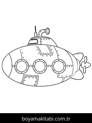 Denizaltı boyama sayfası – el becerilerini geliştirir, boyama çalışması
