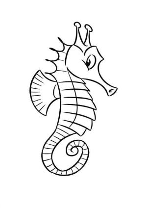 Denizatı boyama sayfası,  coloring page, Çocuklar için denizatı, 