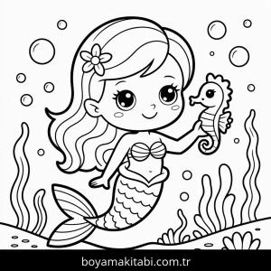 Denizkızı Boyama