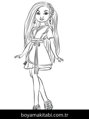 Descendants boyama sayfası – çocuk aktivitesi, PDF indir