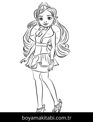 Descendants boyama sayfası – keyifli zaman, renkli çizimler