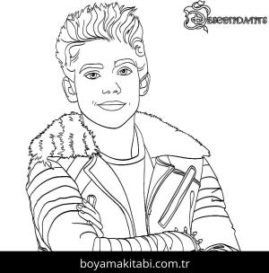 Descendants boyama sayfası – evde etkinlik, ücretsiz yazdır