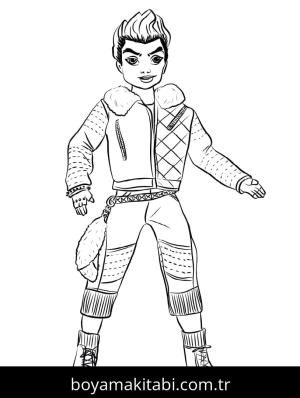 Descendants boyama sayfası – yaratıcılığı geliştirir, keyifli zaman