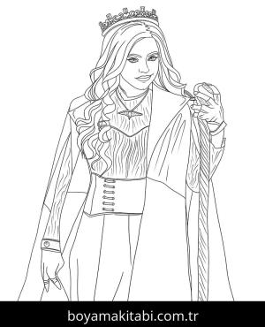 Descendants boyama sayfası – yaratıcılık, eğlenceli etkinlik